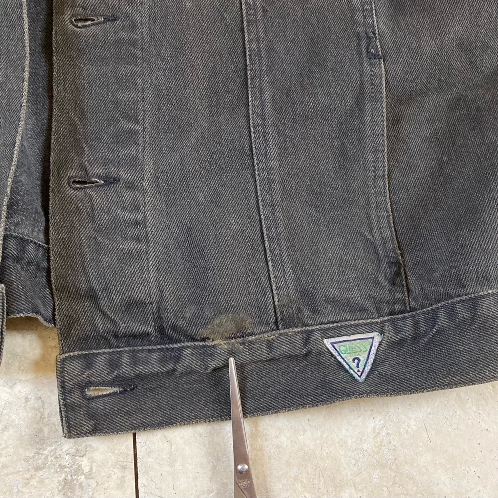 Vintage Georges Marciano Guess Jean Jacket Classic Cut G.M. American Cut - Picture 12 of 12